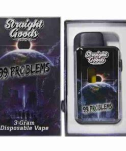 (New) Straight Goods Supply Co. – 99 Problems (Sativa Dominant Hybrid) (3 Gram)