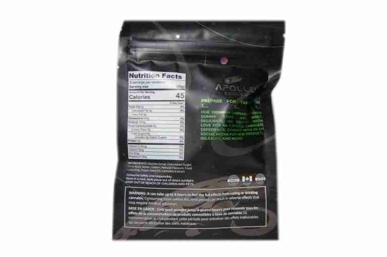 Apollo Edibles – Watermelon/Green Apple Shooting Stars 1000mg THC Sativa - Image 2