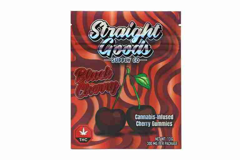 **New Product** Straight Goods Edibles – Black Cherry (300mg THC) - Image 2