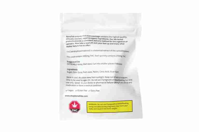 Bonafide – 1000mg Watermelon Fruit Cubes (Sativa) - Image 3