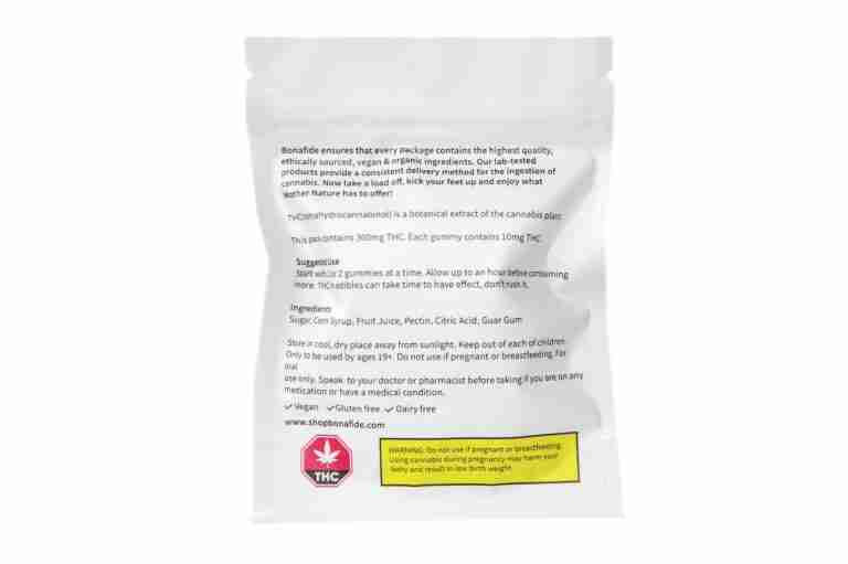 Bonafide – 300mg Cherry Fruit Cubes (Sativa) - Image 3