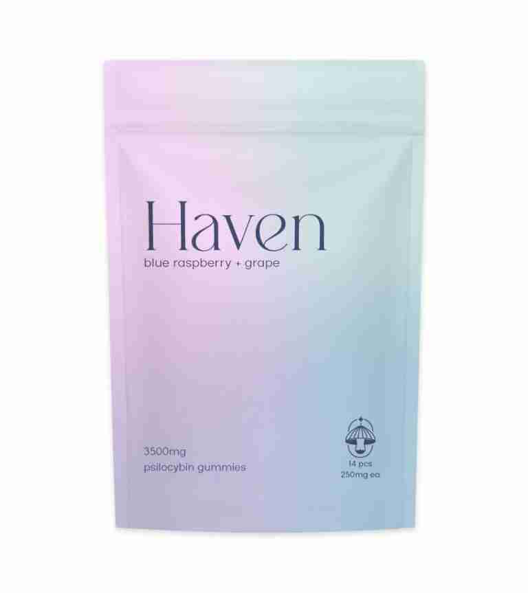 Haven – Blue Raspberry & Grape (3500mg Psilocybin Gummies) - Image 4