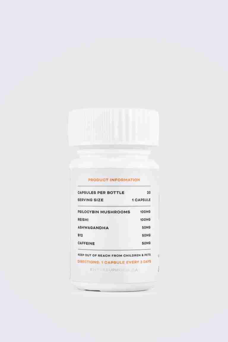 Euphoria Psychedelics – Micro Boost Capsules 2000mg - Image 2