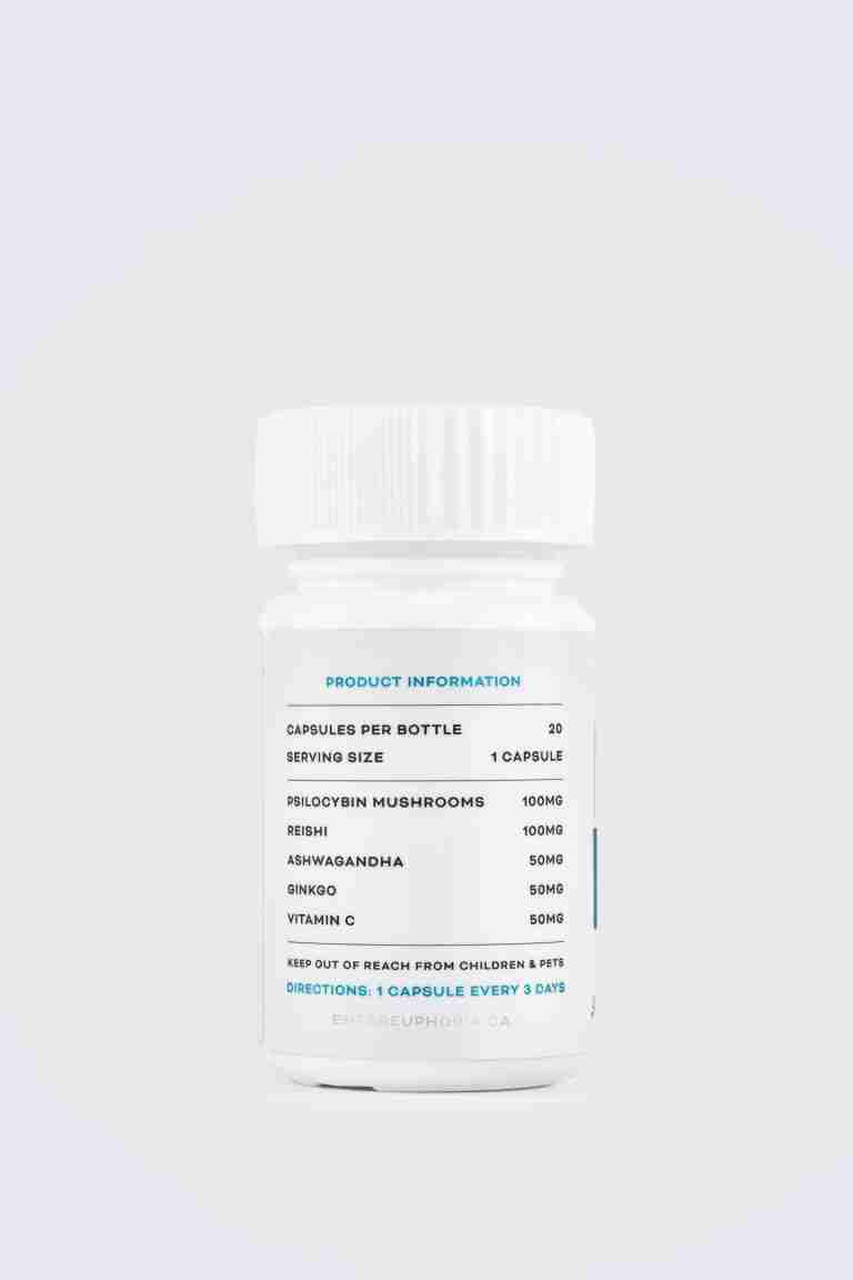 Euphoria Psychedelics – Micro Immune Capsules 2000mg - Image 2