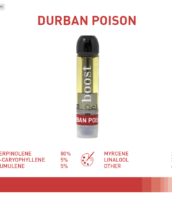 Boost Distillate Vape Cartridge – Durban Poison (1g)