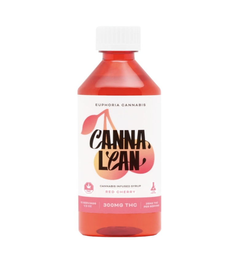 Euphoria Canna Lean – Red Cherry Syrup (300mg)