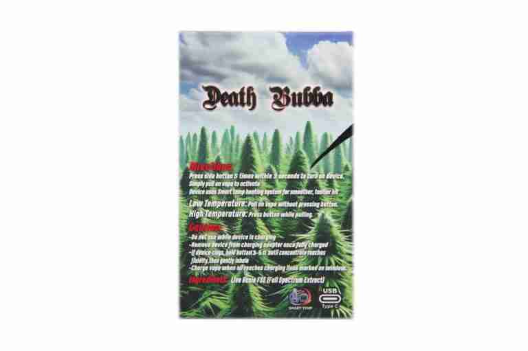 Burn Live Resin FSE Disposable – Death Bubba (2 Grams) - Image 2