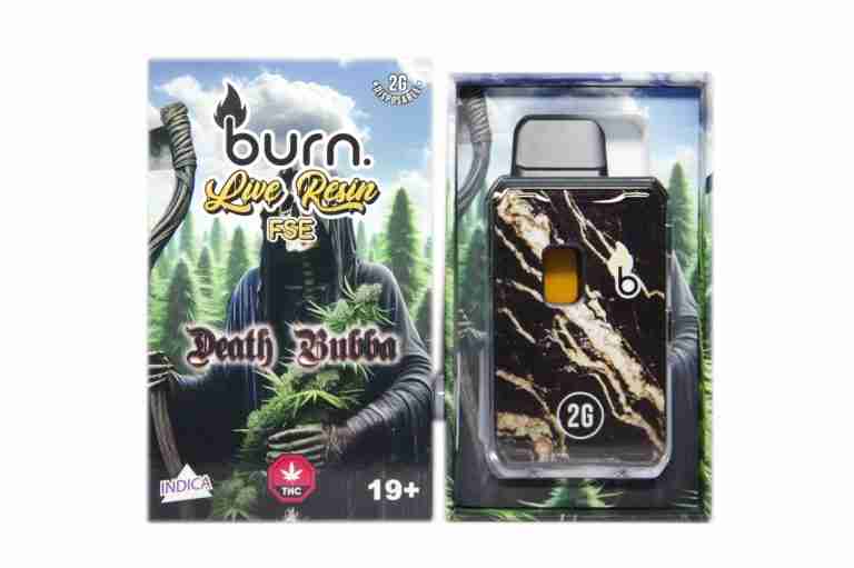 Burn Live Resin FSE Disposable – Death Bubba (2 Grams)