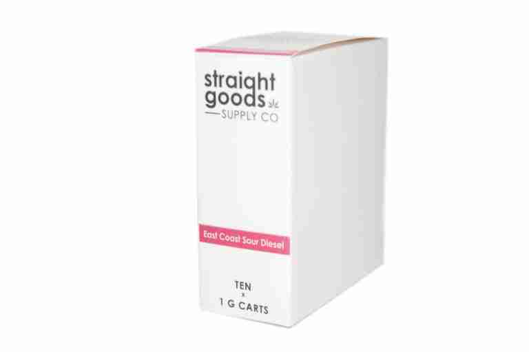 Straight Goods 1 Gram Carts – East Coast Sour Diesel (10 Pack) - Image 2