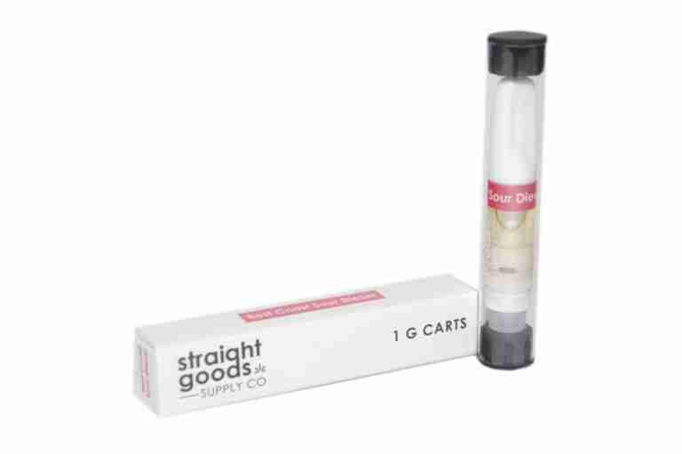 Straight Goods 1 Gram Carts – East Coast Sour Diesel (10 Pack)