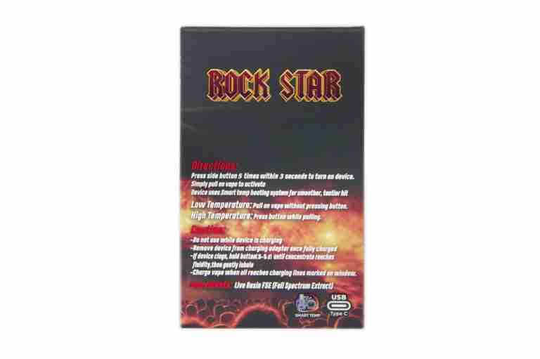 Burn Live Resin FSE Disposable – Rockstar (2 Grams) - Image 2